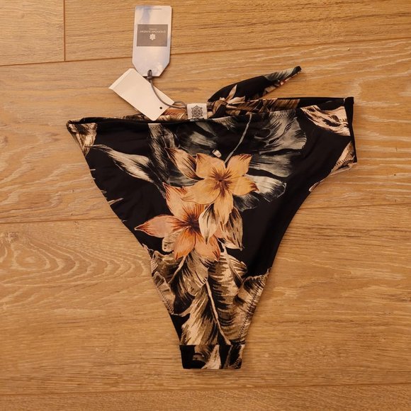 126. Everyday Sunday high waist bikini bottom. Tulum. Size S. NWT - Picture 2 of 5